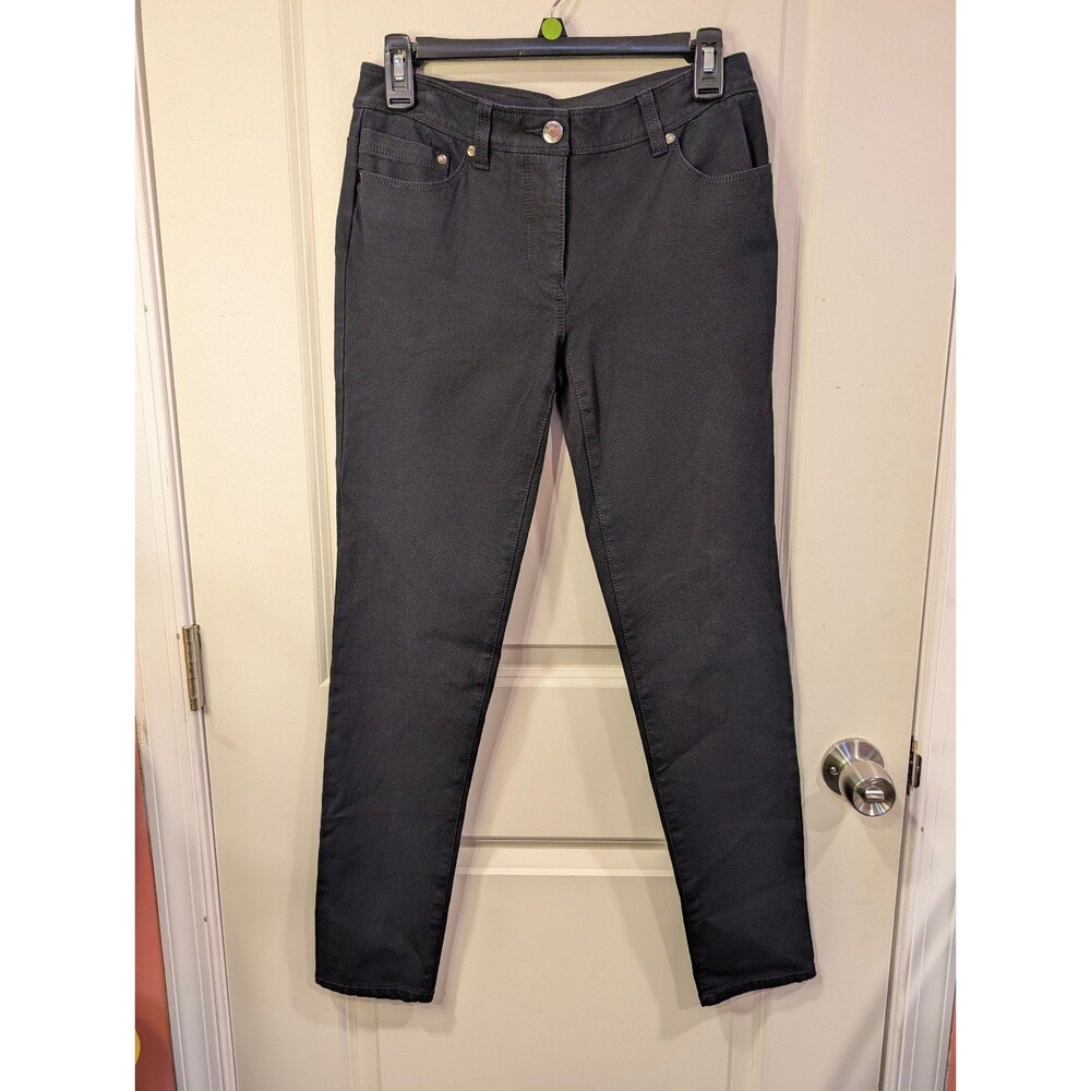 Women's Chico's So Slimming Slim Ankle Jeans Black 00 - Picture 2 of 4